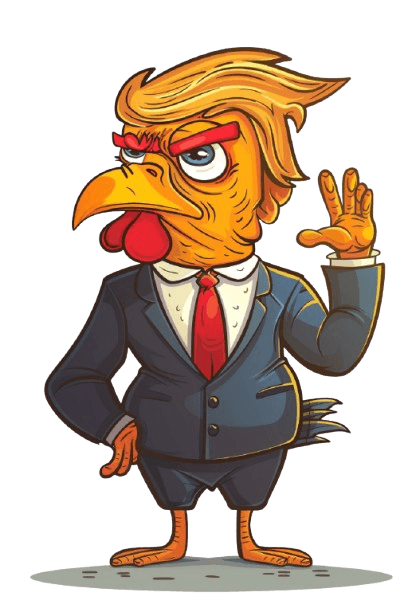 Trump Chicken Waving